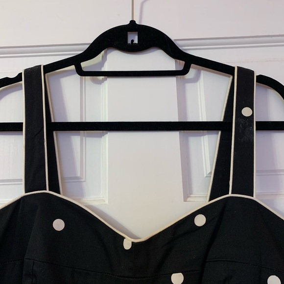 Black/white dots Sundress - Picture 5 of 12
